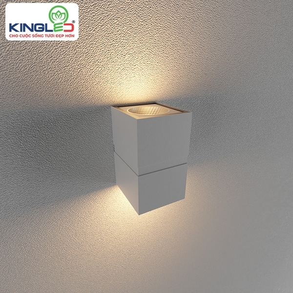 ĐÈN LED GẮN TƯỜNG NGOÀI TRỜI 12W (LWA0150B-WH)
