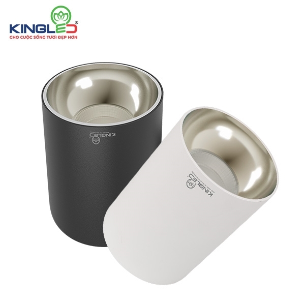 ĐÈN ỐNG BƠ CHIẾU RỌI EMERALD 15W OBR-15SS-D115, VỎ TRẮNG, ĐEN